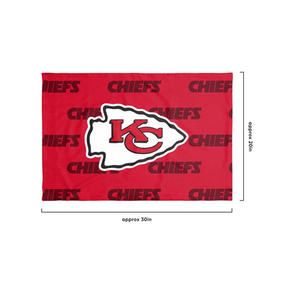 Foco NFL - Juego de 2 Fundas de Almohada estándar con Logotipo Grande del Equipo