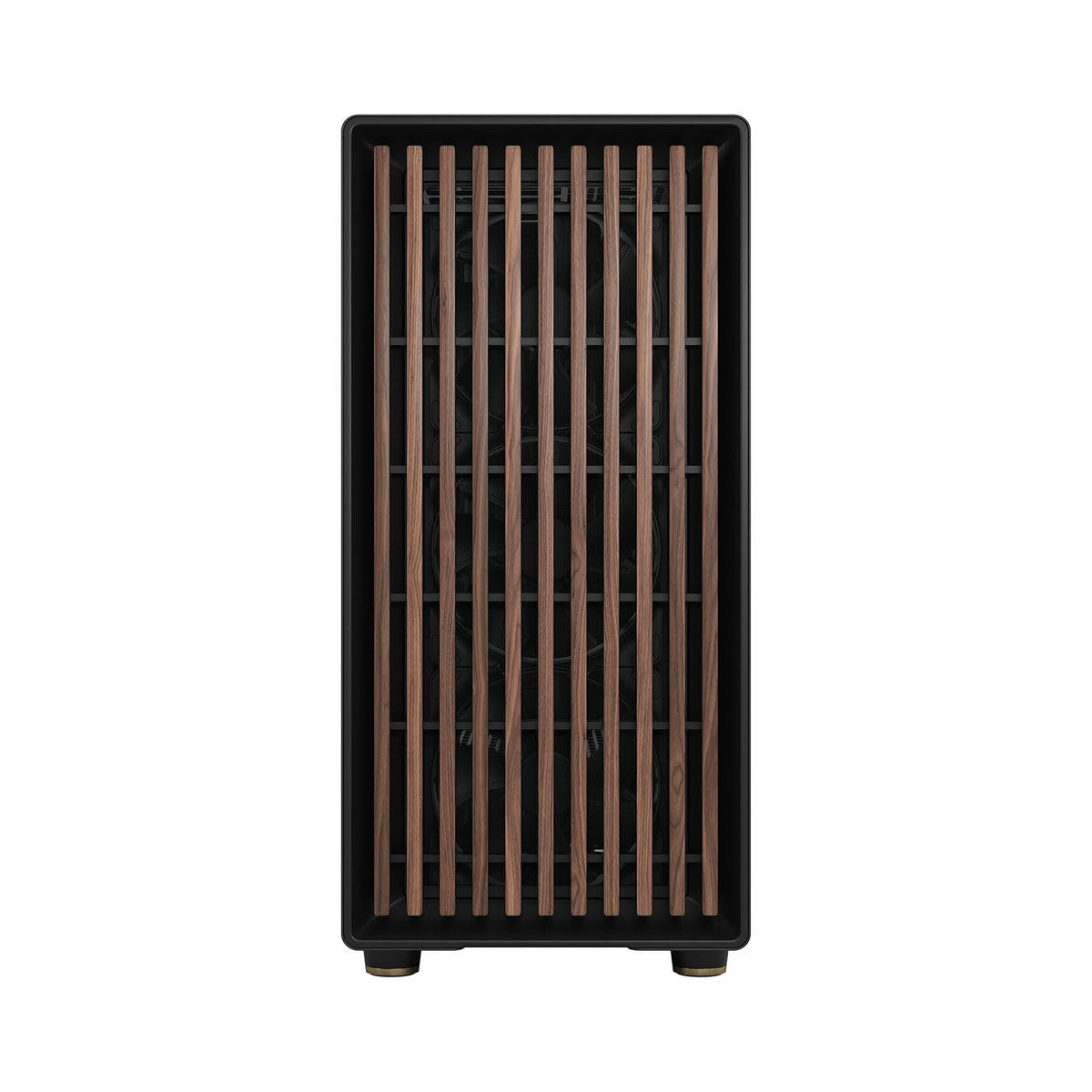Gabinete Fractal Design North XL E-ATX – Negro, Diseño Estético con Panel de Madera, Soporte para GPUs de hasta 330 mm