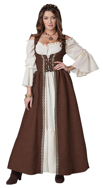California Costumes Disfraz medieval para adulto (café), pequeño/mediano