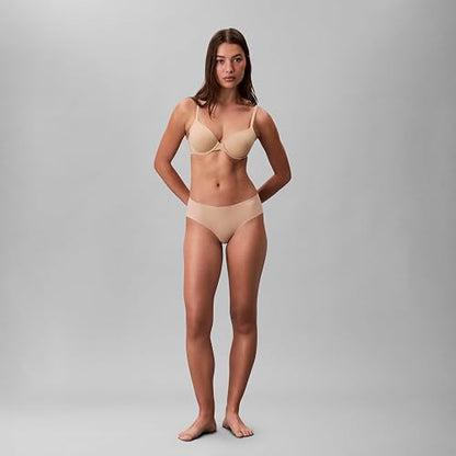 Calvin Klein Invisibles - Paquete de 5 (Negro, Azul Marino, Blanco, Caramelo Claro, Caramelo Claro)