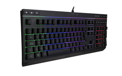 HyperX Alloy Core RGB – Teclado Gamer español de Membrana – Teclas silenciosas y rápidas con iluminación dinámica RGB, Resistente a derrames + Pulsefire Core RGB Mouse para Gaming