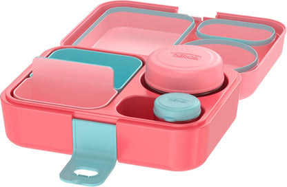 THERMOS - Kit de almacenamiento de alimentos para niños, 8 piezas, color rosa/melocotón