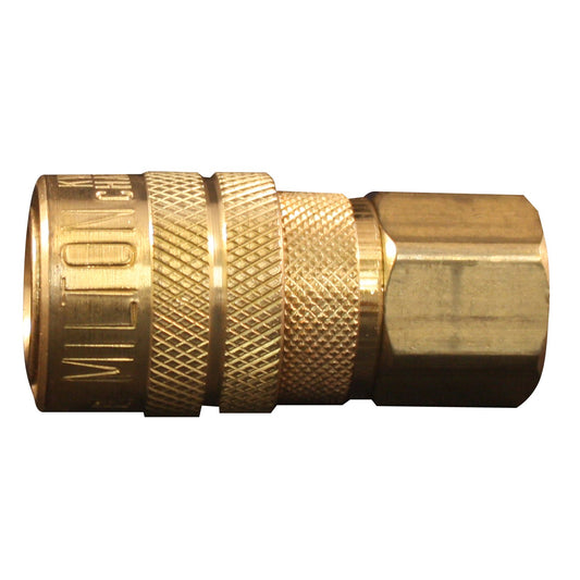 Milton 715BK FNPT M Style acoplador, 1/4", caja de 100