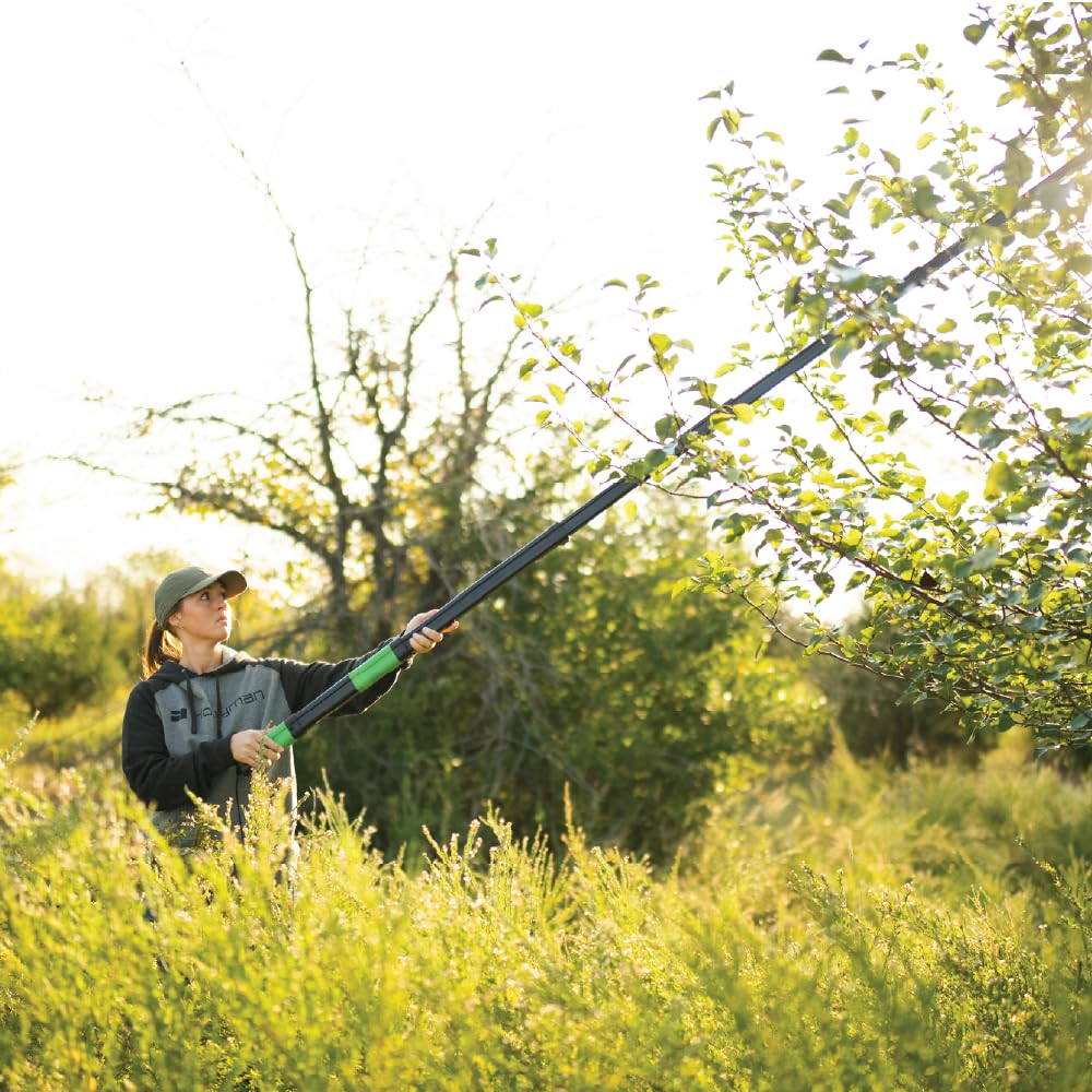 Hooyman Sierra extensible para árbol con cordón de muñeca y correa para cortar la caza y acampar