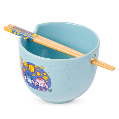 Silver Buffalo Tazón de Cerámica Scooby-Doo Scooby Snacks con Palillos, 20 oz - Lilo and Stitch Linterna flotante