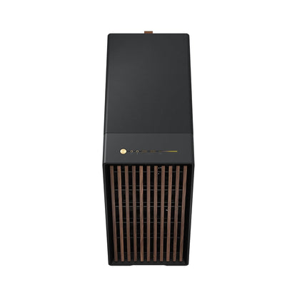 Gabinete Fractal Design North XL E-ATX – Negro, Diseño Estético con Panel de Madera, Soporte para GPUs de hasta 330 mm