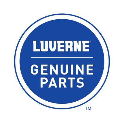 Luverne 251440 - Guardabarros de Goma con Textura y Placas de Acero Inoxidable Pulido - 1 par