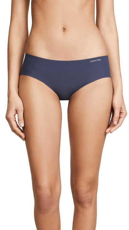 Calvin Klein Pantaletas Hipster Invisibles para Mujer - Azul - M