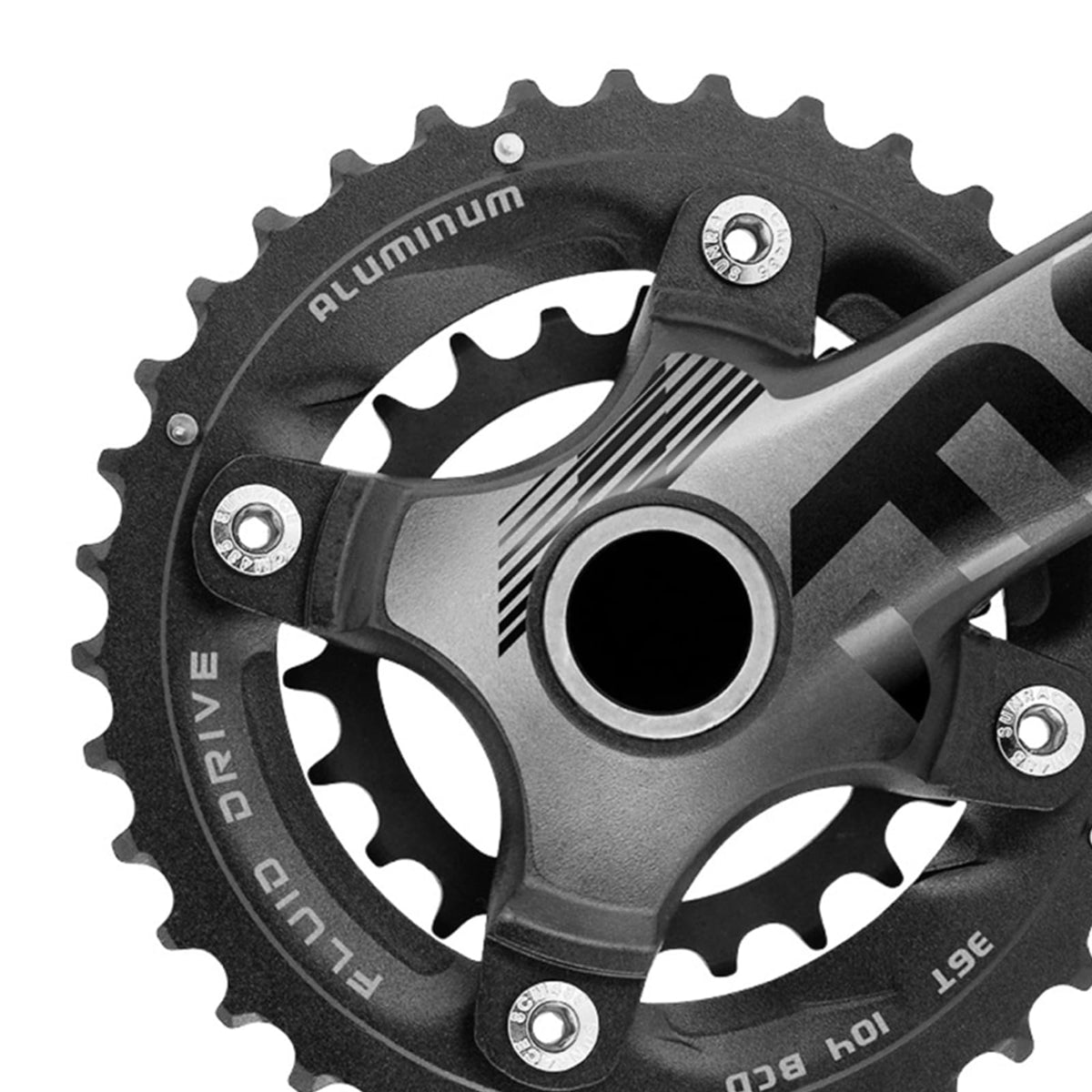 SUNRACE Multiplicacion MTB M966 36-22D 9P 175mm con BBM97 Aluminio FCM966.L0DD.DS1.BXB