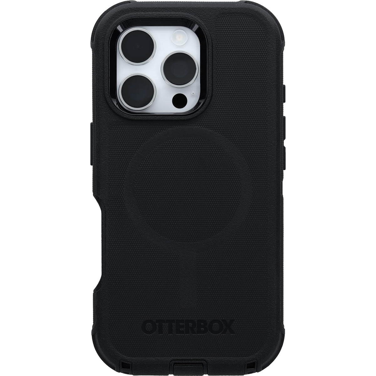 OtterBox - Funda para iPhone 16 Pro Defender Series, color negro (una sola unidad se envía en bolsa de plástico)