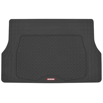 Motor Trend - Alfombrillas de Carga Resistentes para Automóvil, camión, SUV, recortables para Adaptarse a Maletero, protección para Todo Tipo de Clima, Color Negro, 31.5 x 50 Pulgadas, BK