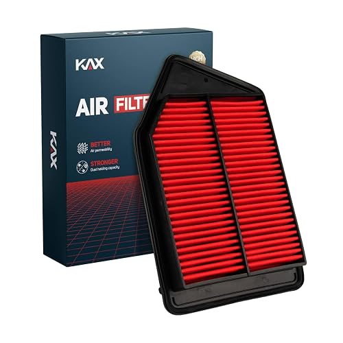 KAX CA11476 Filtro de aire de motor premium para Honda Accord, Acura TLX | Para Honda Accord 2013-2017 2.4L, Acura TLX 2015-2020 2.4L, gasa de algodón aceitado patentada, filtro de repuesto OEM
