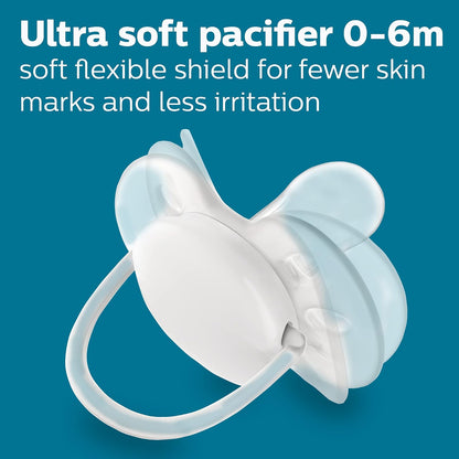 Philips Avent Set de Regalo Anti-colic Recién Nacido Snuggle Traslúcido | Los esenciales para empezar | Ayuda a reducir cólicos y malestares | Sistema Anti-colic AirFree™ | 9 pz | SCD306/10
