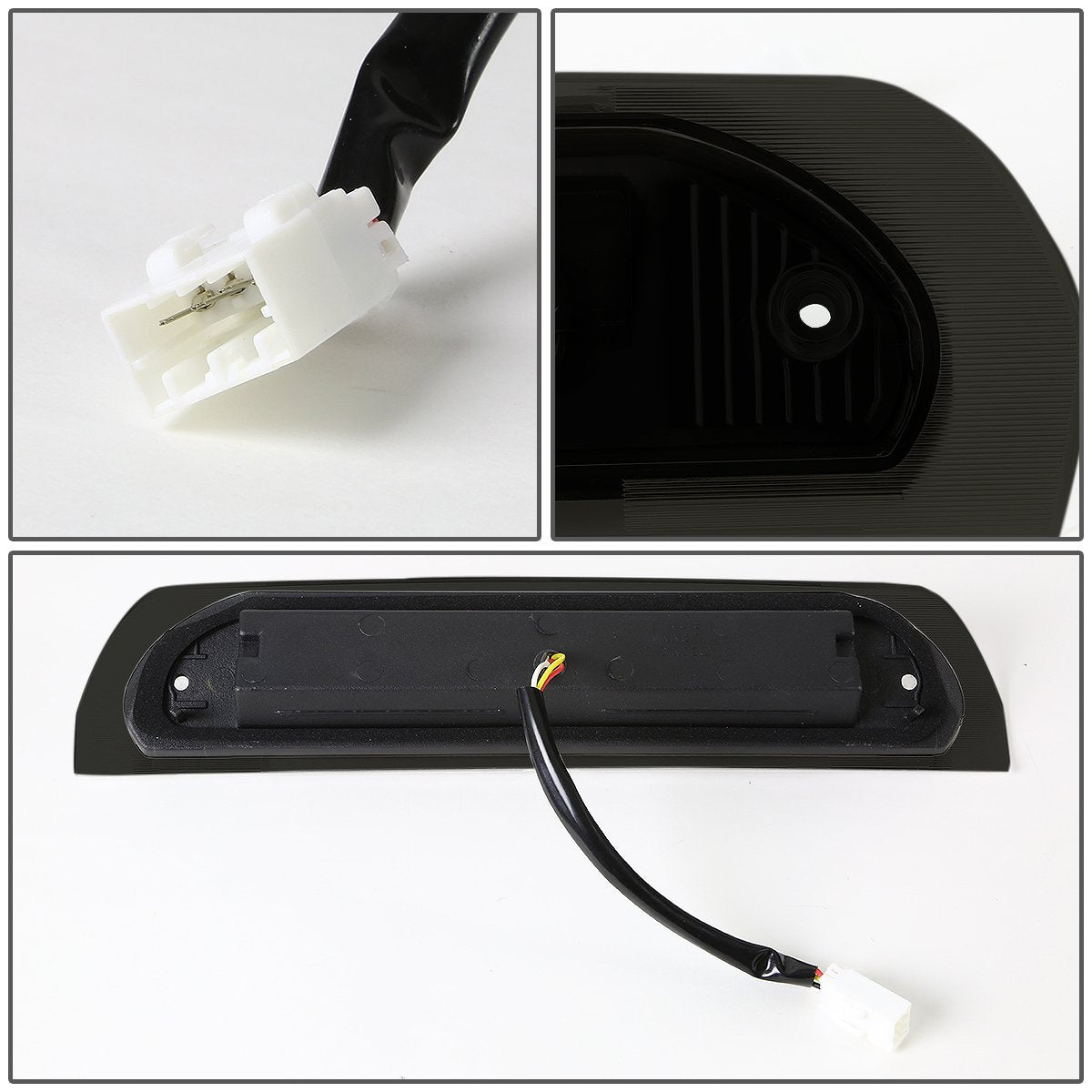 DNA Motoring Tercera Luz de Freno LED, Negro/Humo, 3BL-DRM02-LED-BK-SM
