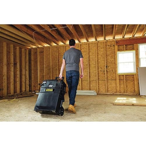 STANLEY Caja de Herramientas con Ruedas y Repisas Fatmax 4 en 1, 020800R
