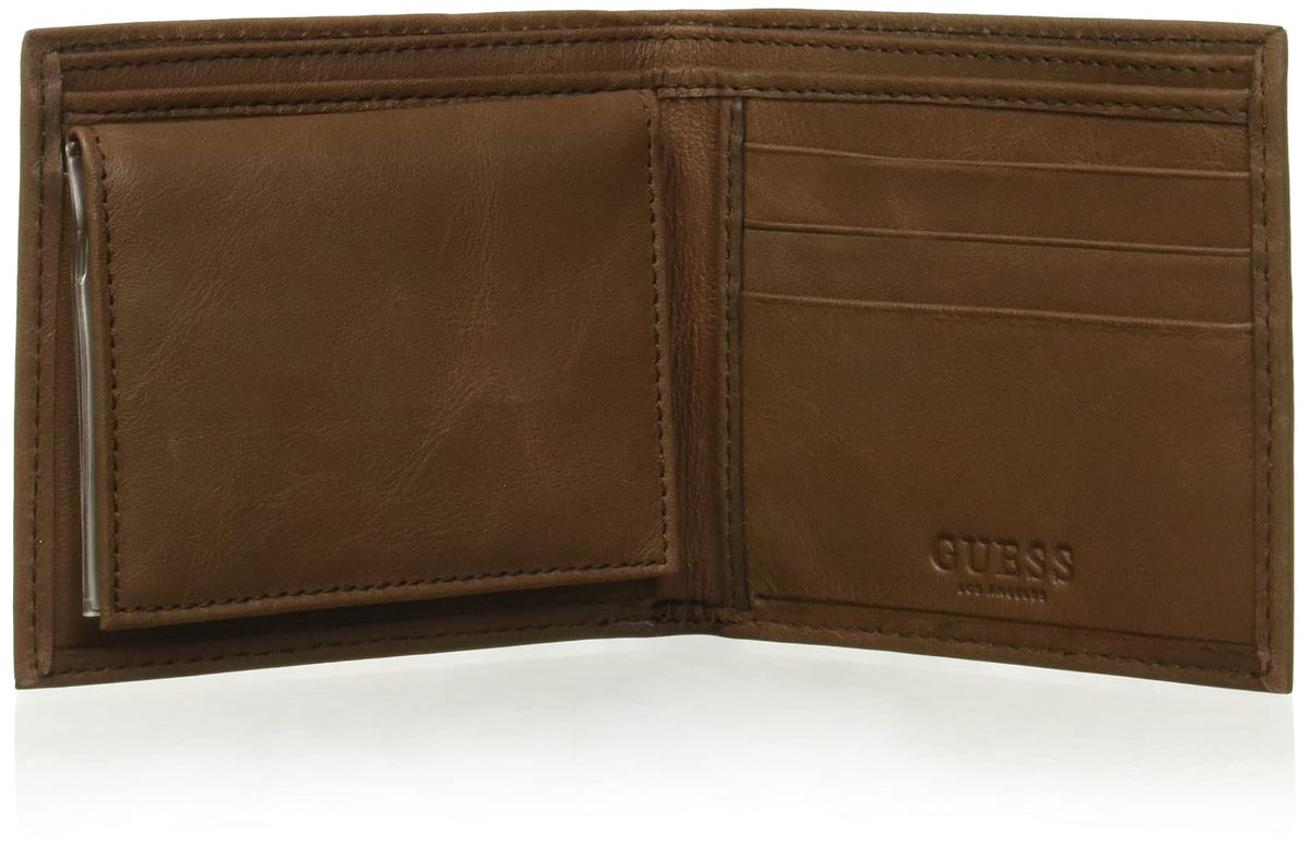 GUESS Angels Rfid Passcase, Cartera Hombre, CAFÉ, OS