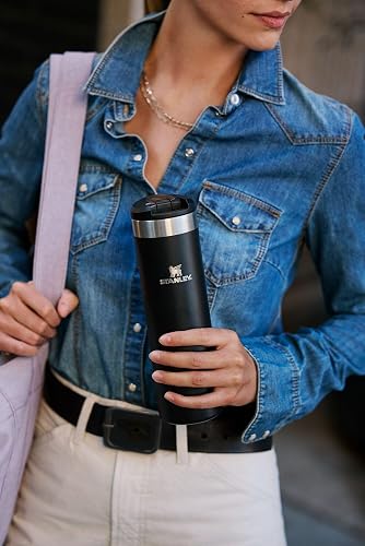 STANLEY Transit - Taza de viaje de café a prueba de fugas, acero inoxidable aislado al aspiradora, se mantiene caliente o frío durante horas, sin BPA, 567 g, narciso