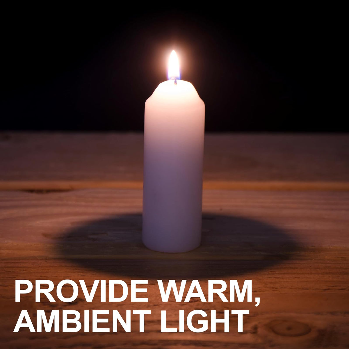 UCO 9+ Hour White Candles for Candle Lanterns (3.5 Inch), 3-Pack
