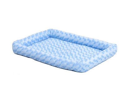 MidWest Cama para Perro o Gato con Refuerzo Acolchado - Azul powder - 22 pulgadas