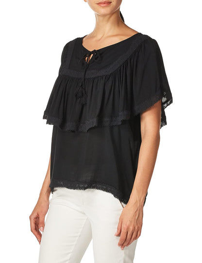 Jack Blusa de Peso Ligero para Mujer, Negro, S