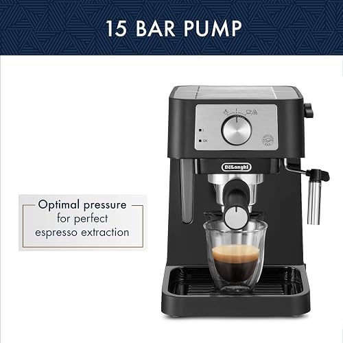 De'Longhi Cafetera Tipo Barista para Espresso EC260BK Stilosa