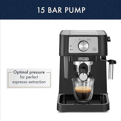 De'Longhi Cafetera Tipo Barista para Espresso EC260BK Stilosa