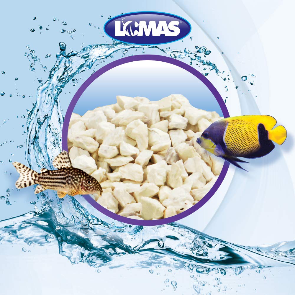 Lomas Anillos de Cerámica para Peceras y/o Acuarios Contiene 450 Gramos + AquaJet Carbón Activado Peletizado para Peceras y/o Acarios de Agua Dulce o Salada