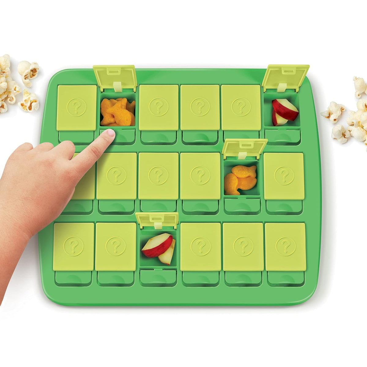 Genuine Fred, Match UP Bandeja de Aperitivos con Memoria, Color Verde, para Viajes, Mide 10 x 8.7 Pulgadas