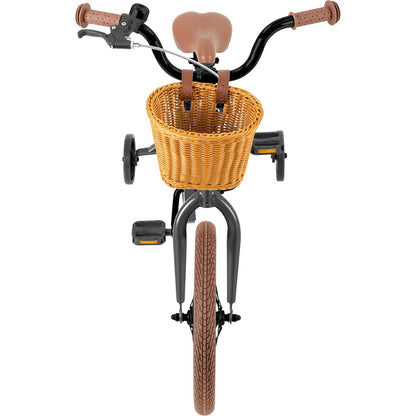 Retrospec Beaumont Mini Bicicleta Infantil de 16 Pulgadas para niños de 4 a 6 años con neumáticos de amortiguación, Frenos en V, Ruedas de Entrenamiento, Cesta y Campana para niños y niñas