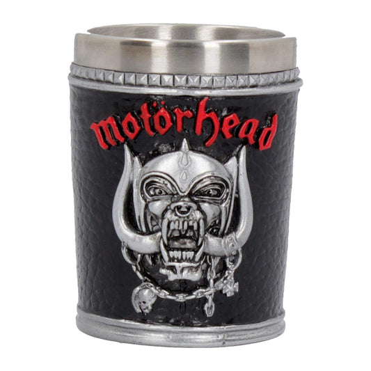 Nemesis Now B4122M8 Motorhead - Vaso de chupito (7 cm, resina con inserto de acero inoxidable, 35 mililitros)
