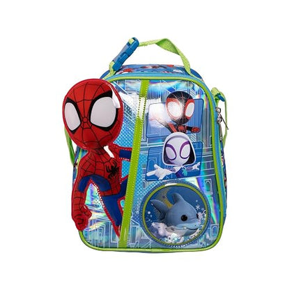 Ruz Lonchera Infantil y Preescolar | Spidey y Sus Amigos | 100% Poliéster Capacidad 3 Litros | Bolso de Poliéster para Niños con Forro Interno y Cierre de Cremallera | Recomendado desde 3 años