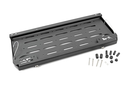 Rough Country Mesa Plegable para portón Trasero 2018-2021 para JL/JLU-10625 2018-2022, Color Negro