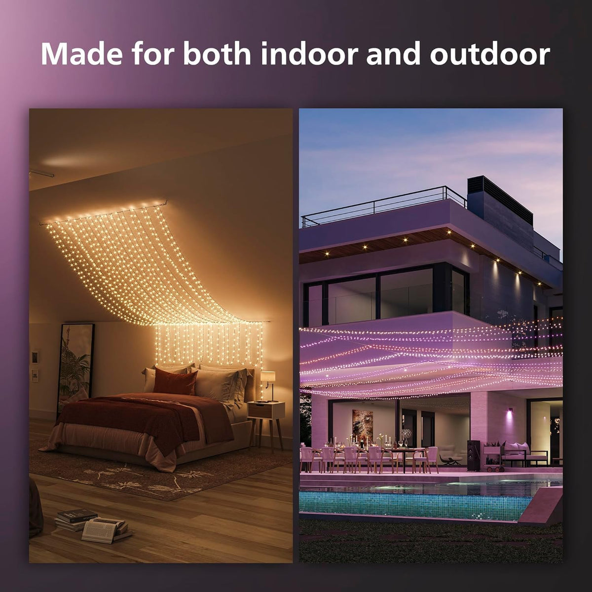 Philips Hue Guirnalda de luces Festavia 250 LEDs multicolor