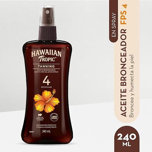 Hawaiian Tropic Spray Protección Solar 4 FPS 240ml