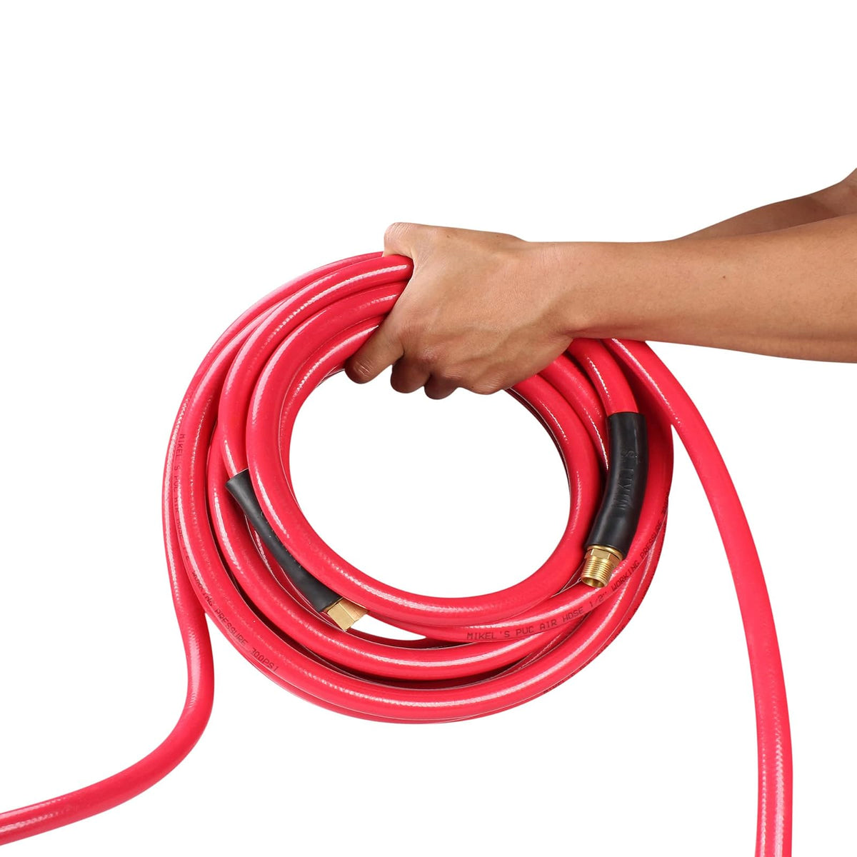 Manguera de PVC para aire a presión 1/2” x 10 m conexión 1/2” NPT