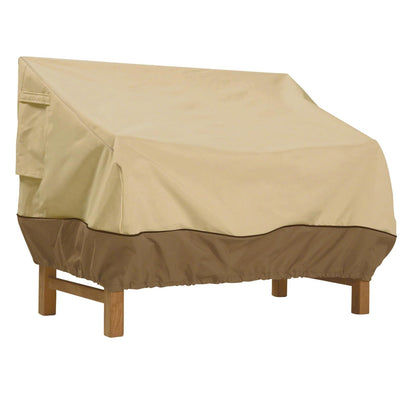 Classic Accessories Funda para Sofá de Patio Resistente al Agua - 58"L x 40"D x 31"H - Pebble - Corteza - Tierra
