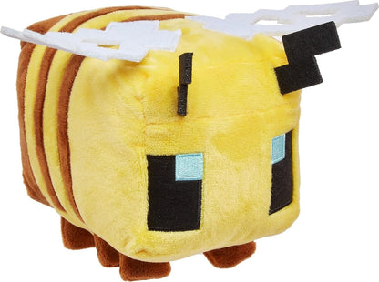 Mattel Muñecos de Peluche Minecraft 8 Pulgadas - 20,32cm - Abeja