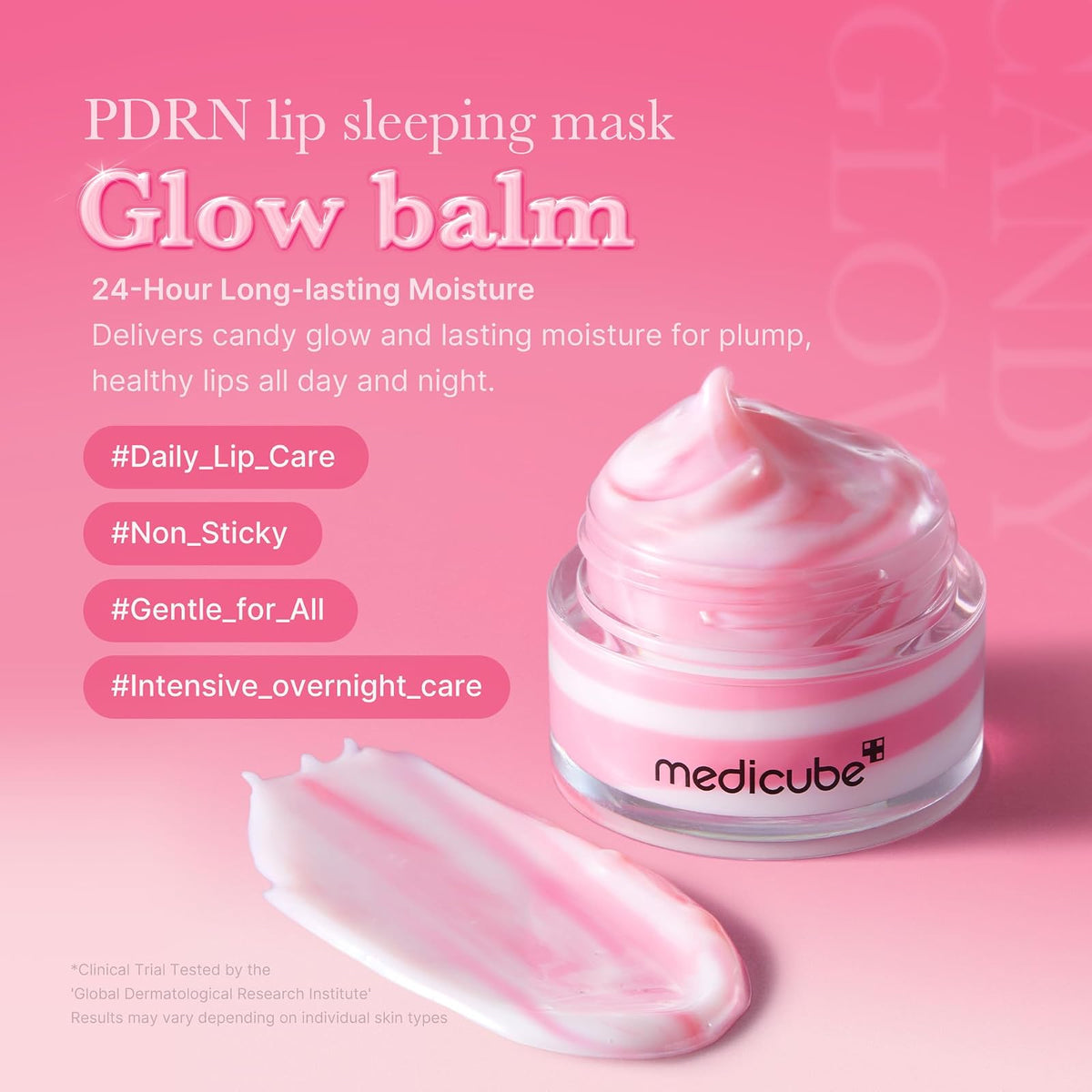 MEDICUBE PDRN Lip Sleeping Mask, Mascarilla Labial Nocturna Coreana con PDRN, Bálsamo Hidratante para Labios Secos, Suaves y Nutridos, 10 g