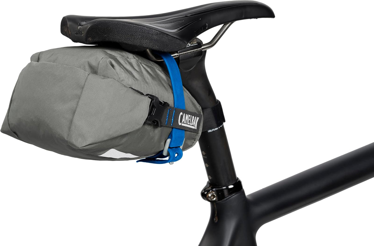 CamelBak M.U.L.E. 1 Bolsa de sillín Bikepacking - Paquete para Tus Esenciales, Almacenamiento expandible