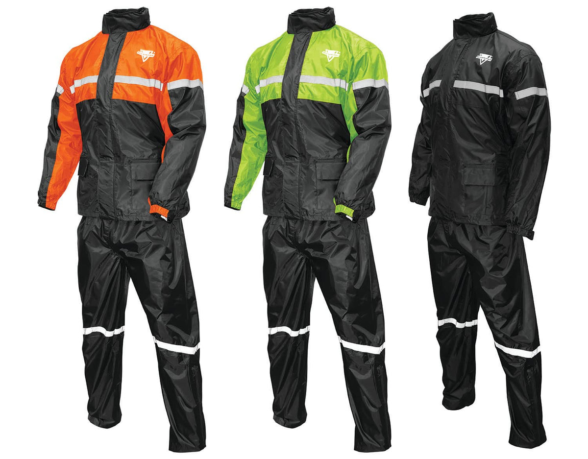 Nelson Rigg Stormrider - Traje para lluvia, para motocicleta, Anaranjado, XXX-Large - Naranja - Negro - 3XL