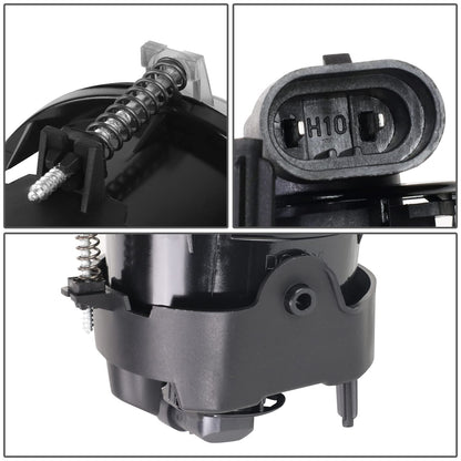DNA Motoring FL-ZTL-310-CH Luz Antiniebla para Conductor y Pasajero para Chrysler Pacifica 05-08, Sebring, Town & Country 05-09, Transparente