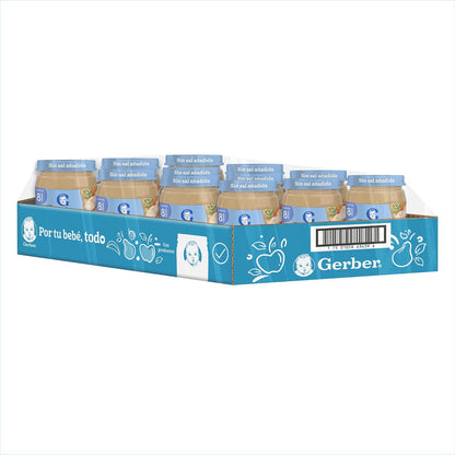 Gerber Papilla Comidita Casera Etapa 3 Pollo, Verduras y Arroz 170g Paquete 12