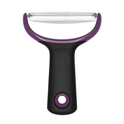 OXO Good Grips Pelador de Cocina Acero Inoxidable - Pelador en Y grande - Pelador de preparación de maíz