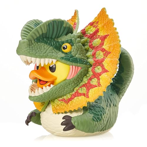 TUBBZ Boxed Edition: Jurassic World Rebirth - Figura de Vinilo de Goma | Producto oficial - Figura de vinilo en caja, depredador jurásico, regalo de ventilador, decoración de exhibición y pato Jeep