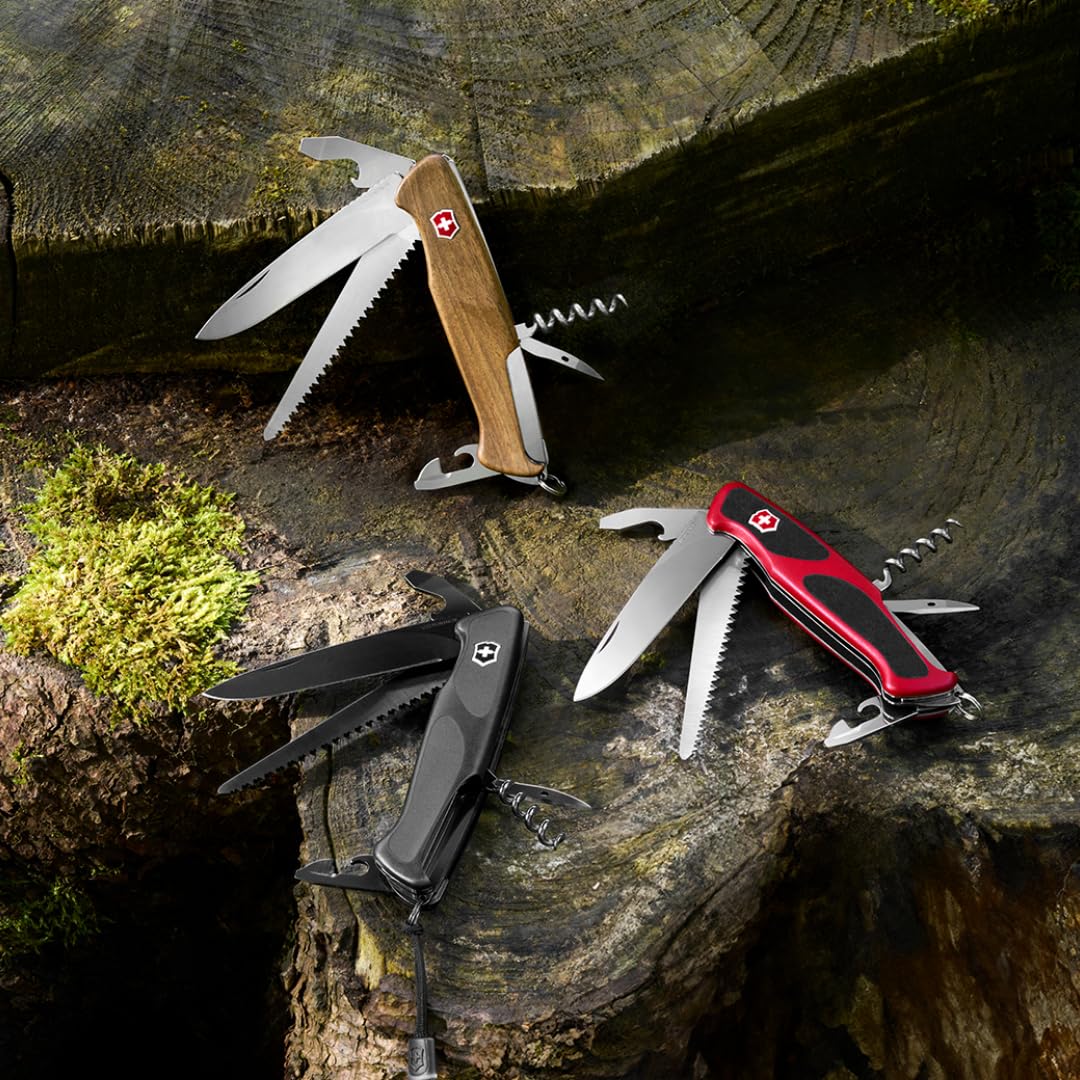 Victorinox Ranger Grip 55 Onyx Black, 12 Usos