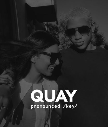 Quay - Womens Sunglasses, Square Lenses with UV Protection, Oversized Sunglasses (Ever After)
