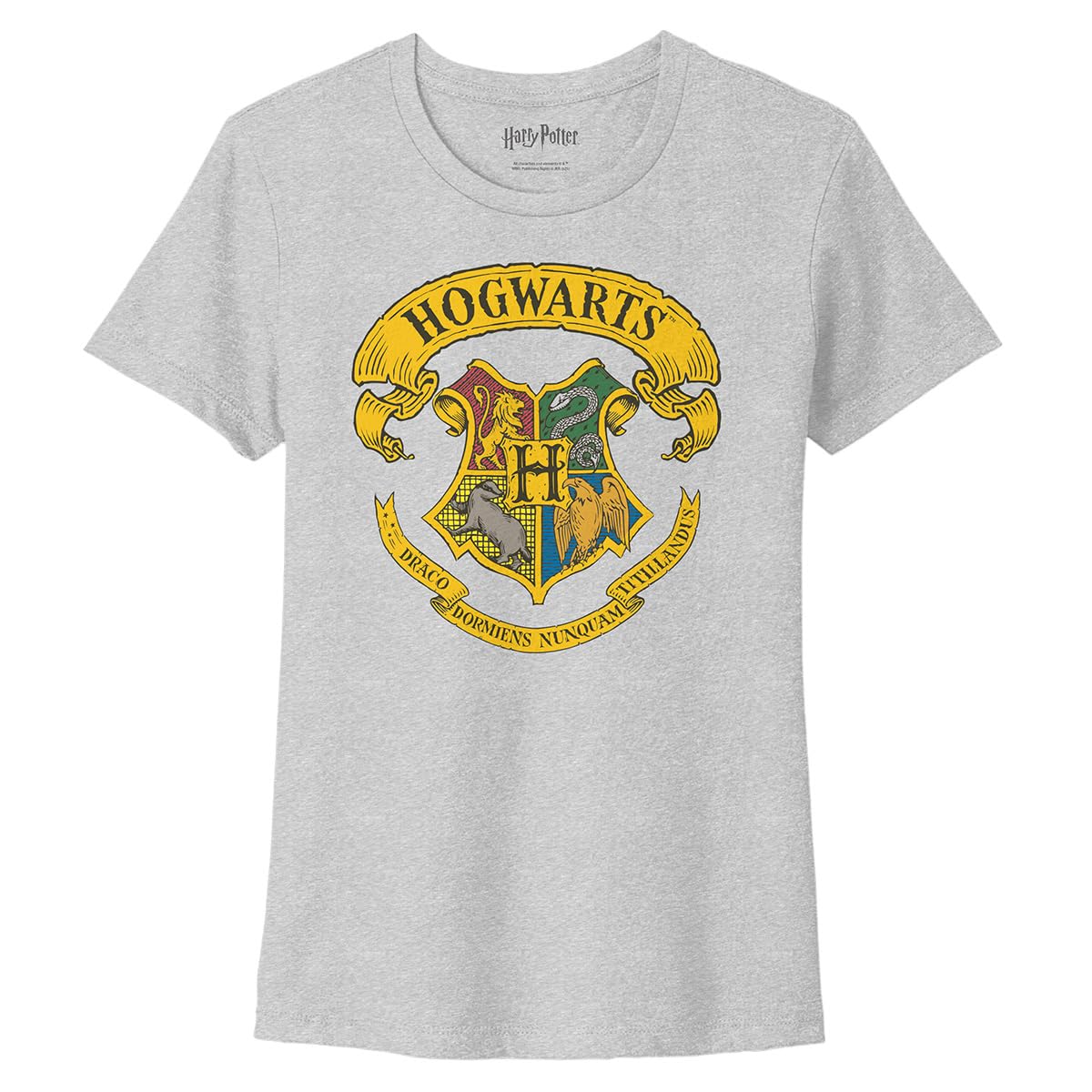 Harry Potter Hogwarts Playera Casual para Mujer Fit Regular