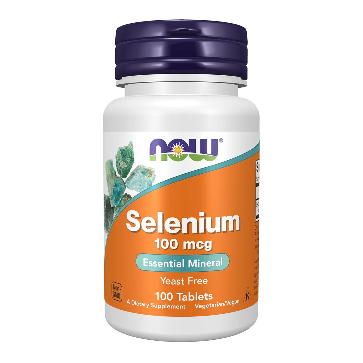 Tabletas de Selenio 100mcg 100 pz