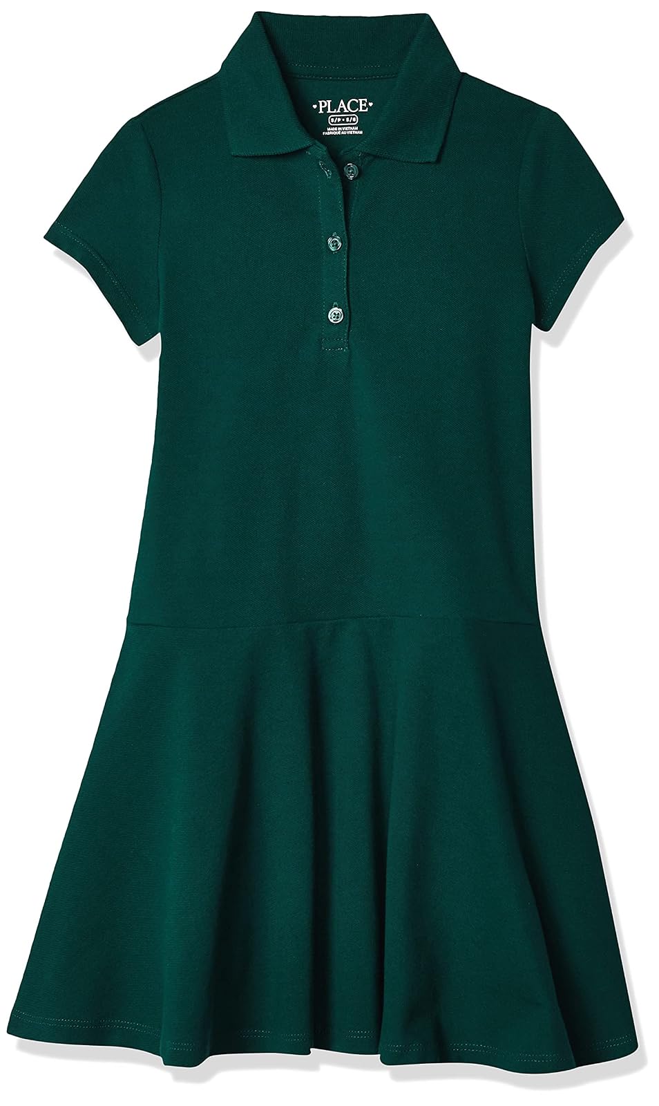 The Children's Place Vestido Polo Piqué Uniforme para Niña - spruceshad - 16 Años