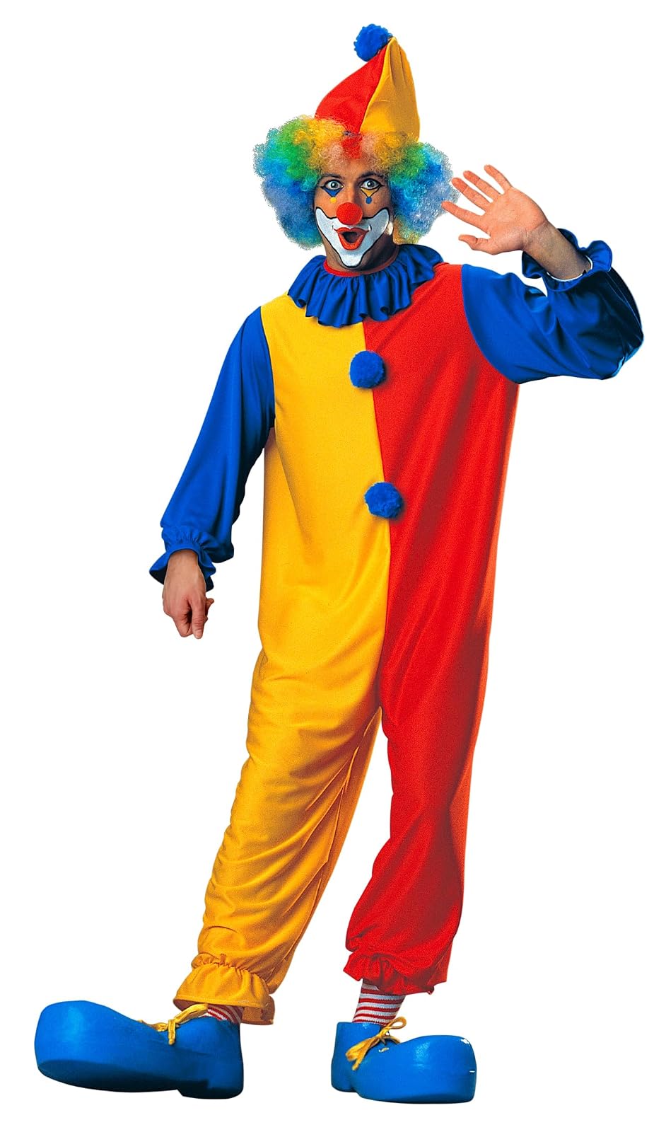 Rubie's - Disfraz de payaso de la colección Haunted House, rojo, talla única